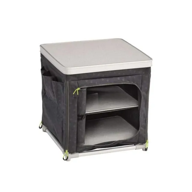 outwell-tinos-kleiderschrank-faltbarer-campingschrank-mit-2-b-den-indigo-blau image 1