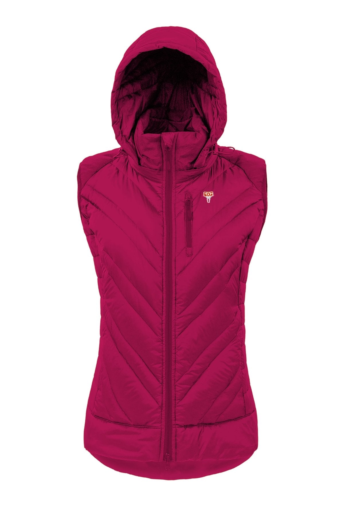 gr-ezi-bag-lightful-downwool-2-0-vest-women-s-raspberry-red-leichte-hybrid-isola image 1