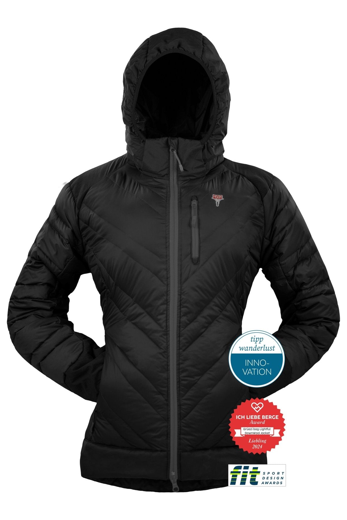 gr-ezi-bag-the-lightful-downwool-jacket-damen-hybrid-isolationsjacke-mit-downwoo image 1
