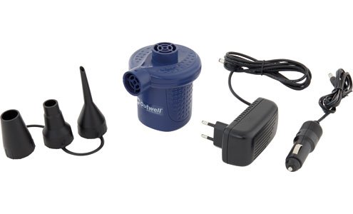 outwell-sky-luftpumpe-elektrisch-12v-230v-pumpe-mit-3-adaptern-zum-auf-und-abbla image 3